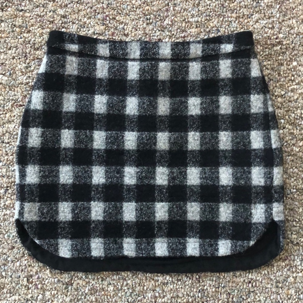 Madewell Buffalo Plaid Skirt